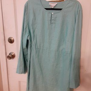 Bloomingdale's, 2X, Light green tunic